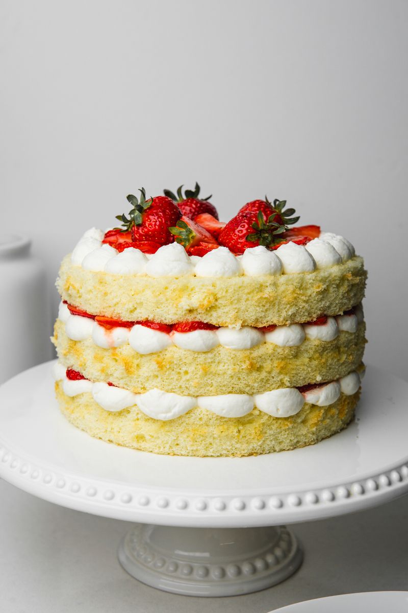 Strawberry Shortcake Layer Cake
