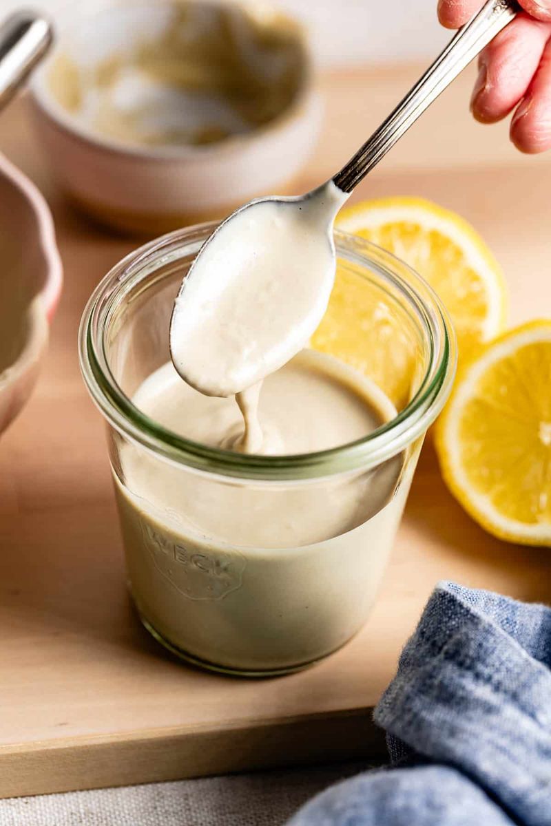 Tahini + lemon juice