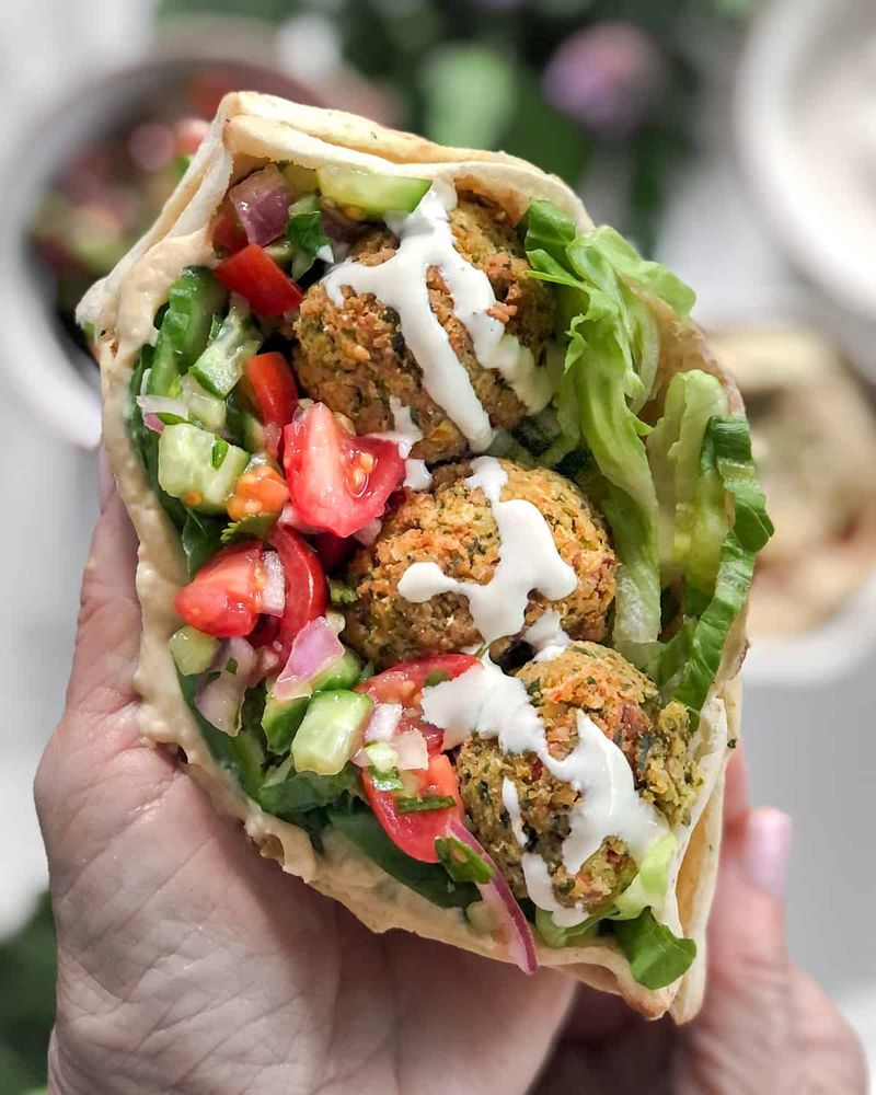 Falafel Wrap or Pita
