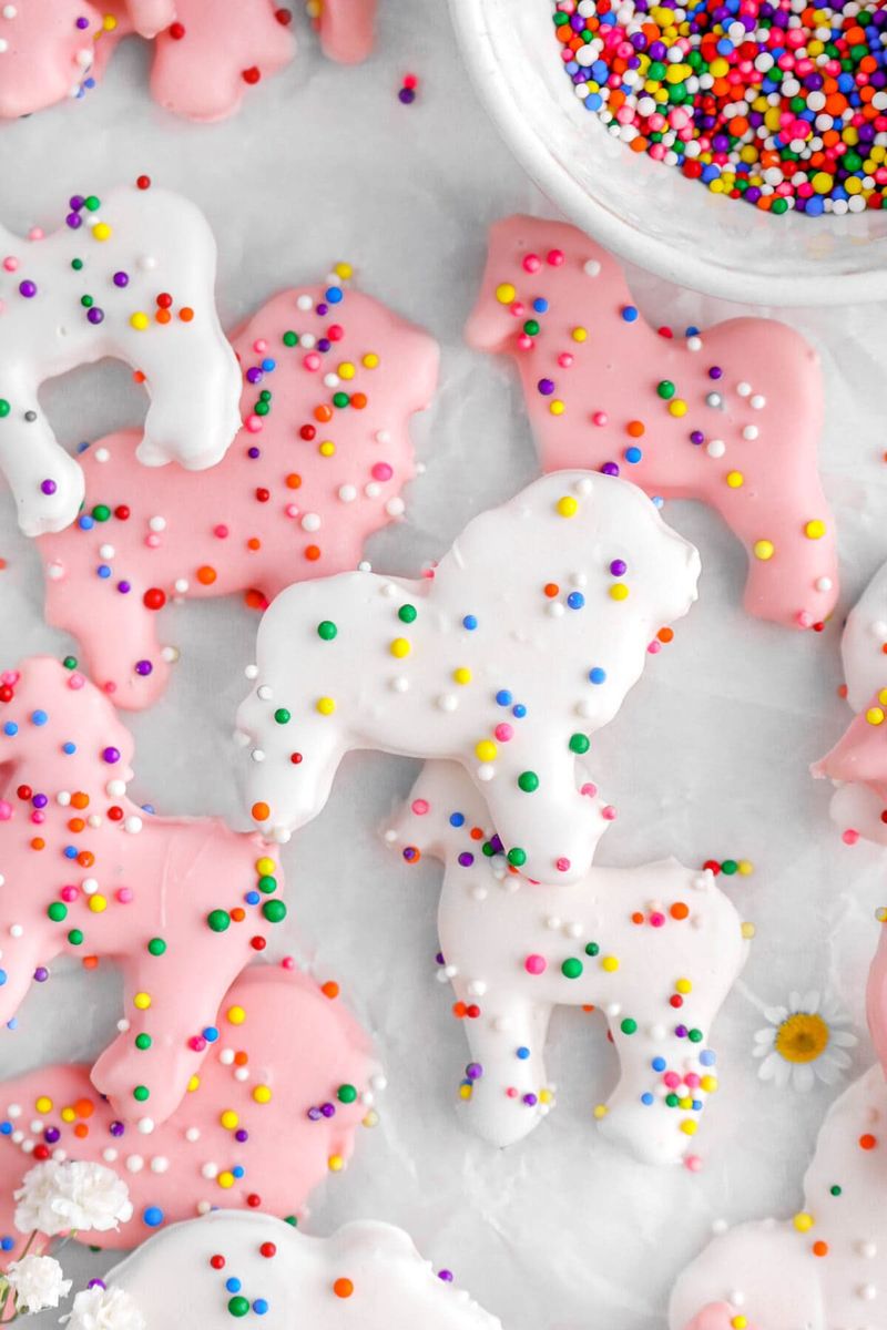 Frosted Animal Cracker-Style Cookies