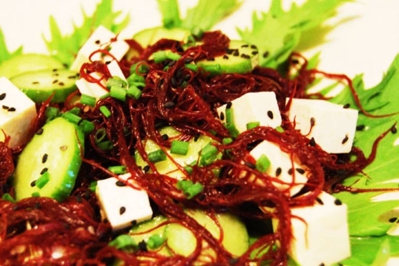 Seaweed Salad With Hazelnut Miso