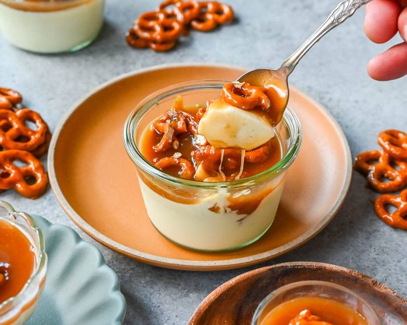 Salted Caramel Panna Cotta