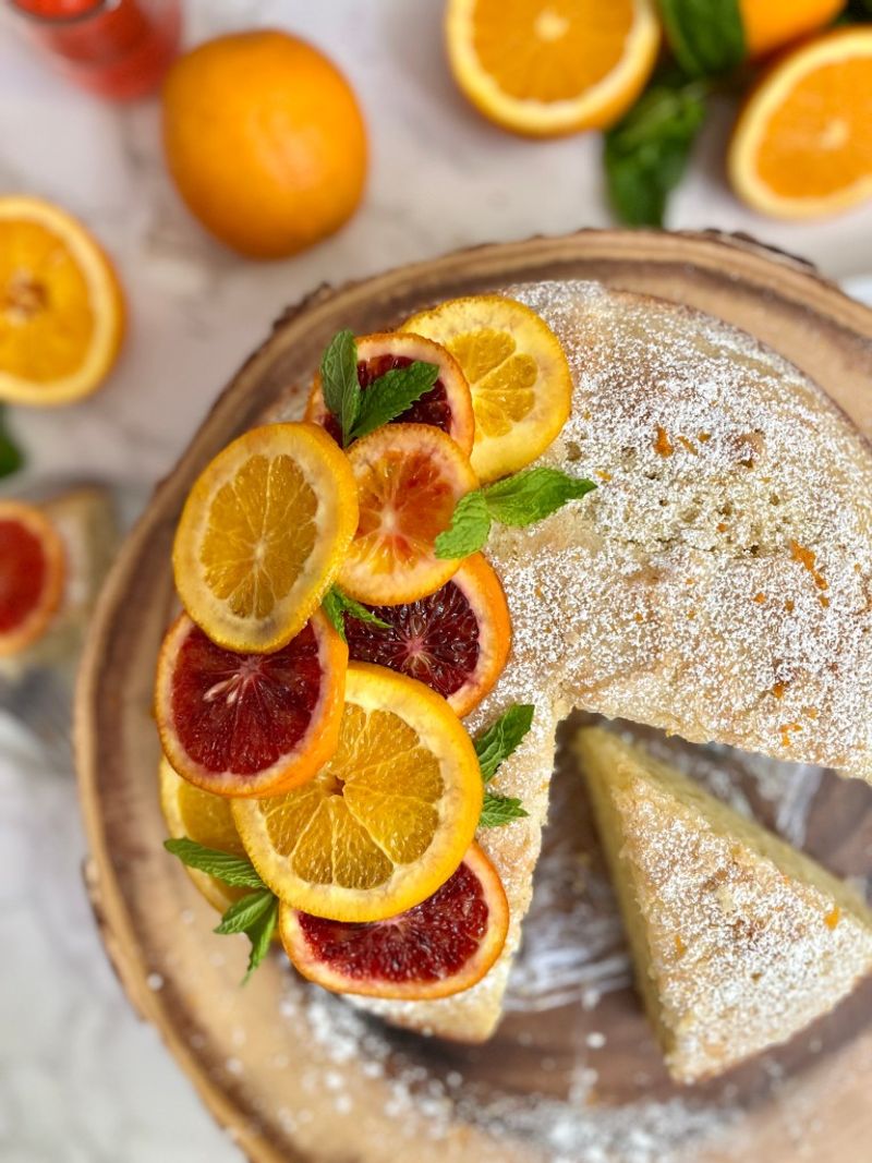 Orange Cardamom Olive Oil Cake