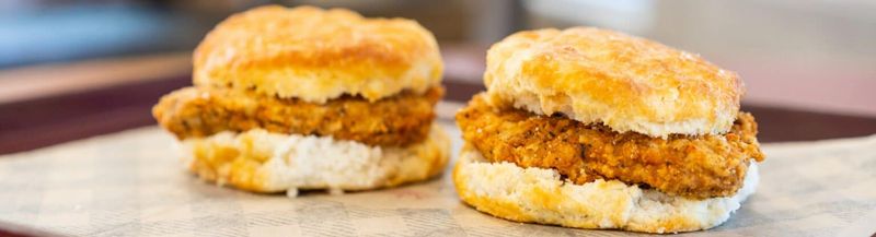 Bojangles Cajun Chicken Filet Biscuit with Egg