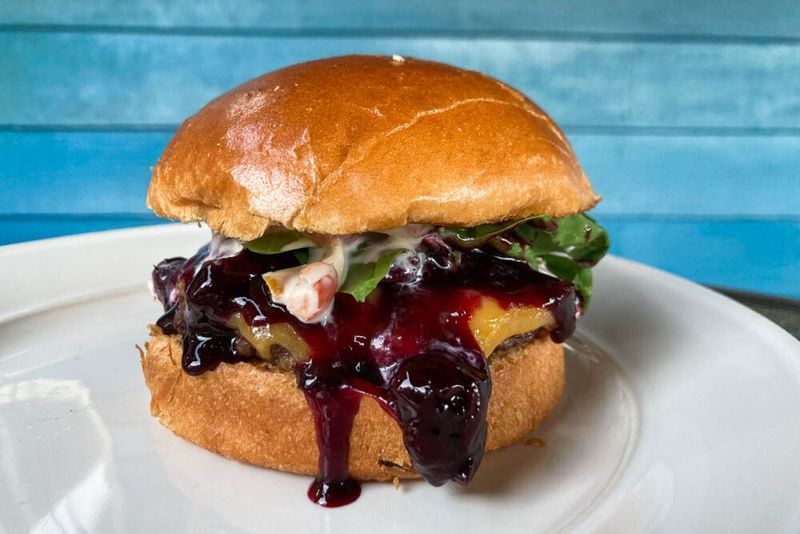 Elk or Bison Burger (Rocky Mountains)