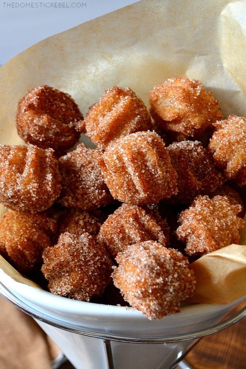 Churro Bites With Cinnamon Sugar