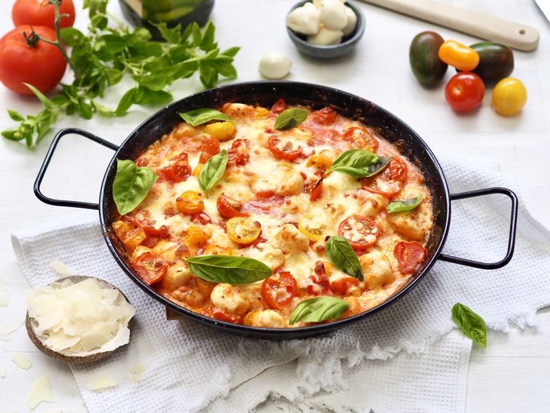 Gnocchi Caprese Style