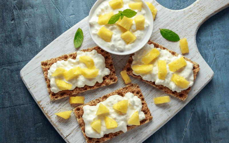 Cottage Cheese with Pineapple