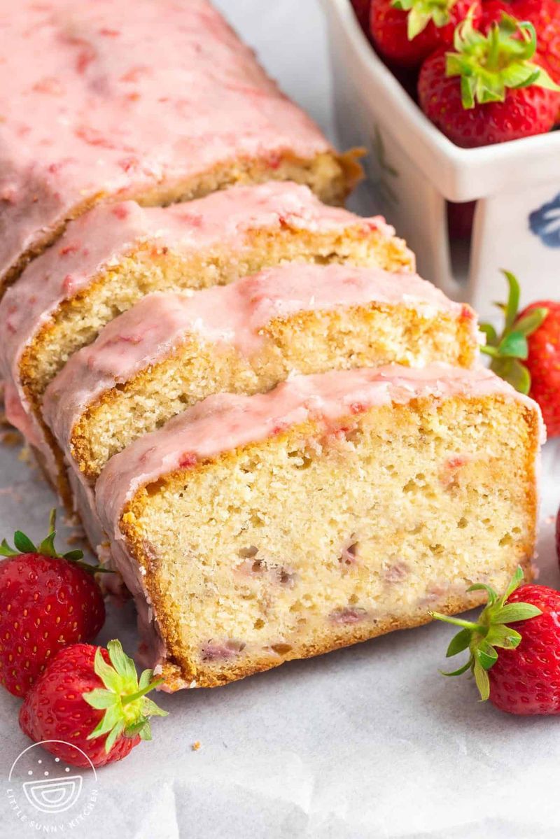Strawberry Cream Cheese Pound Cake