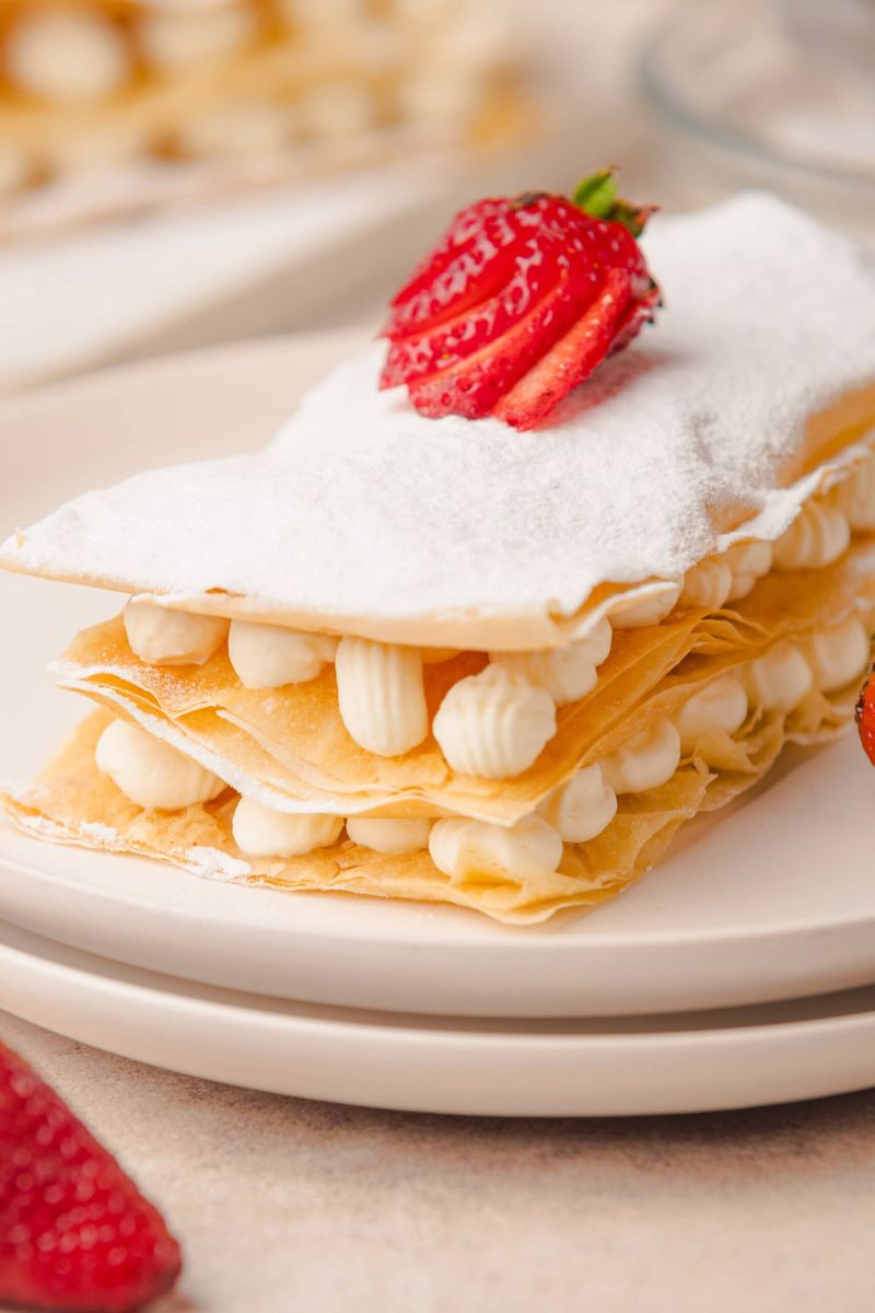 Phyllo “Napoleon” With Pastry Cream