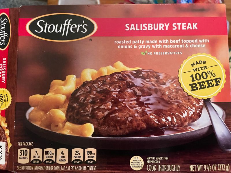Safeway or Albertsons Store Brand Salisbury Steak Dinner