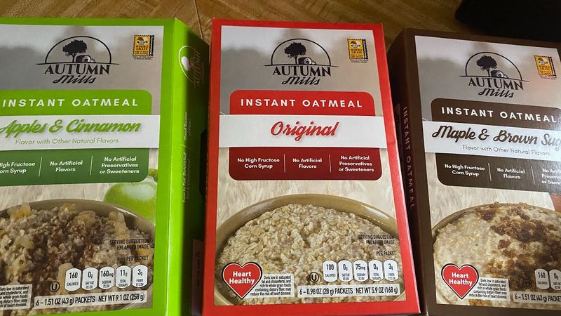 Instant Oatmeal Packets