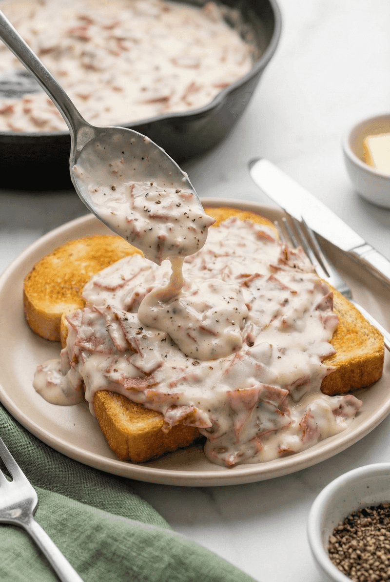 Chipped Beef On Toast