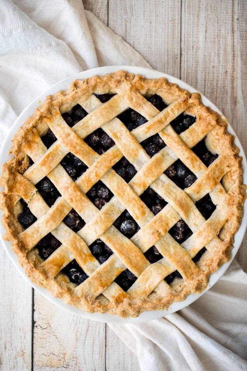 Blueberry Church Social Pie