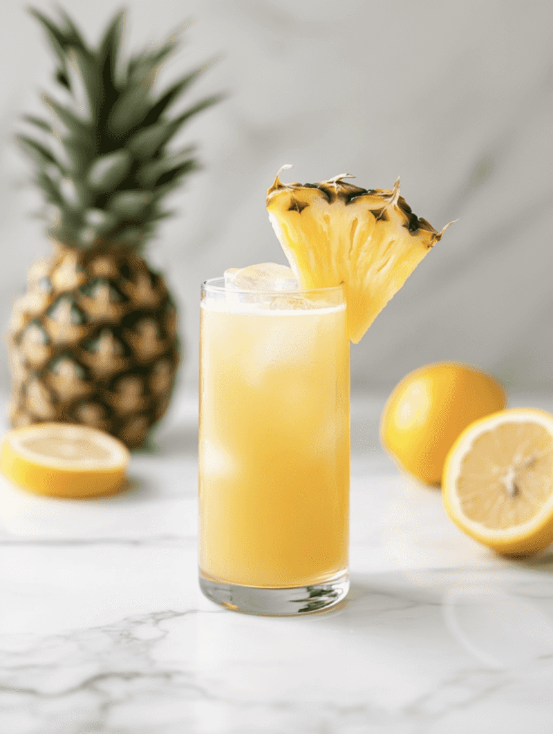 Pineapple Mint Lemonade Spritz