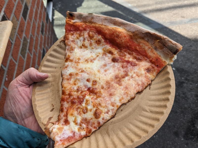 Slice of Pizza and a Drink