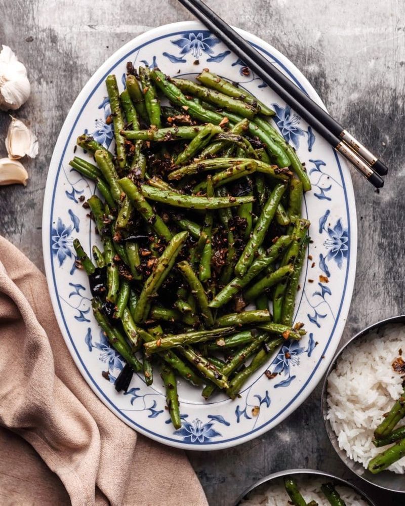Szechuan-Style Dry-Fried Green Beans