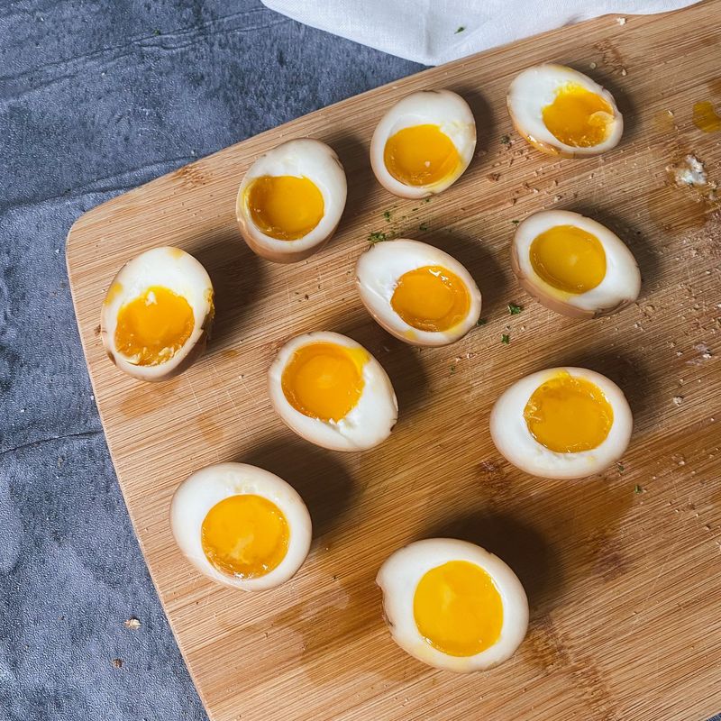 Ramen eggs (soft-boiled)
