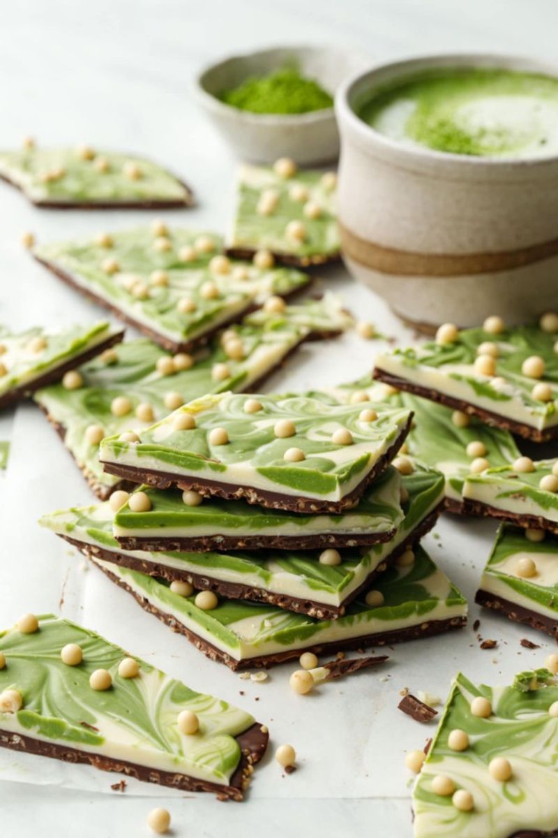 Matcha White Chocolate Bars