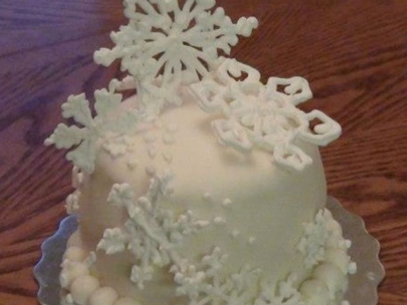 Snowflake Marshmallow Fondant