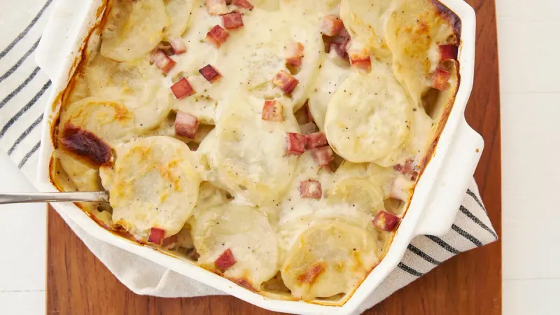 Ham and Scalloped Potato Casserole