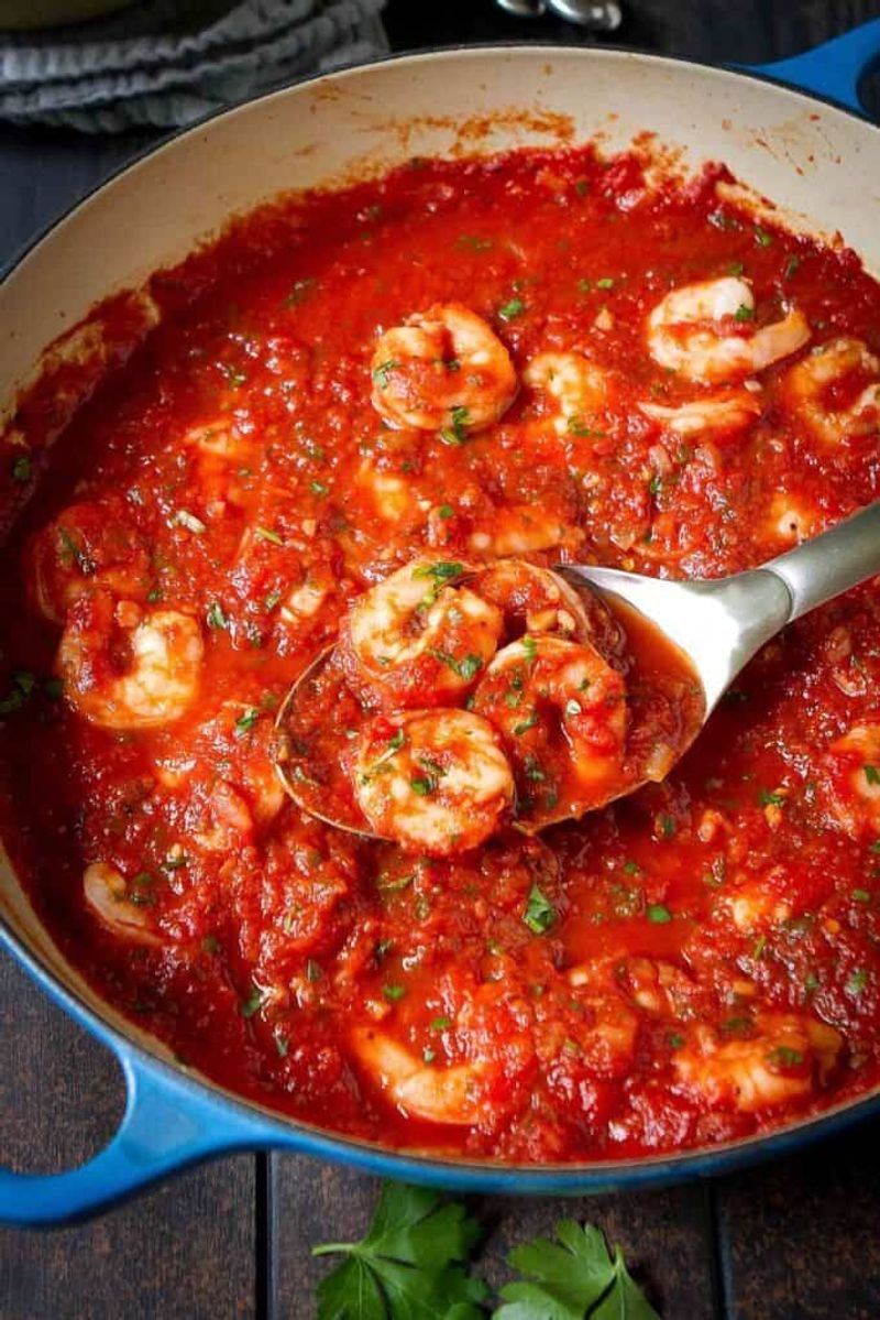 Salsa Roja Shrimp and Rice Bake
