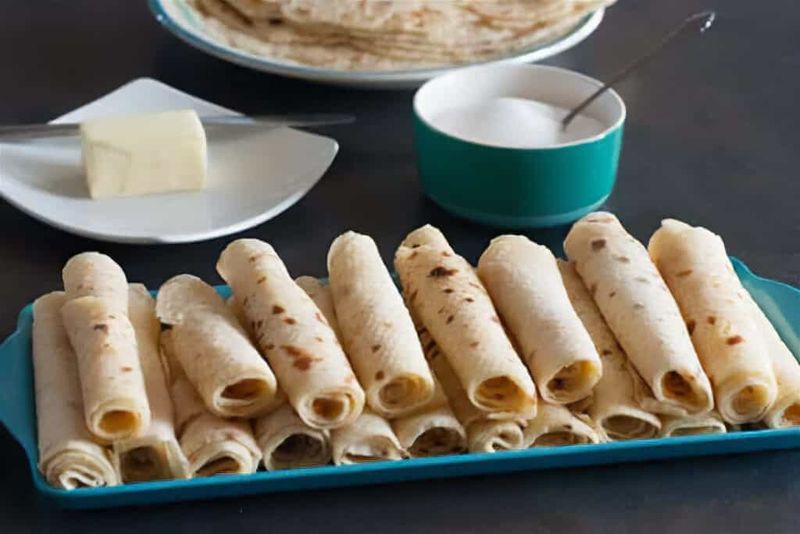 Lefse with Butter and Sugar (North Dakota)