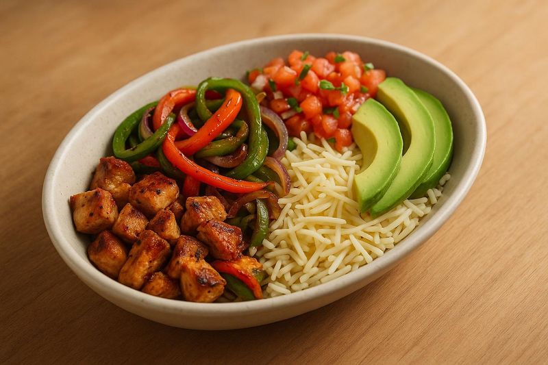 Chipotle Salad Bowl (double fajita veggies)