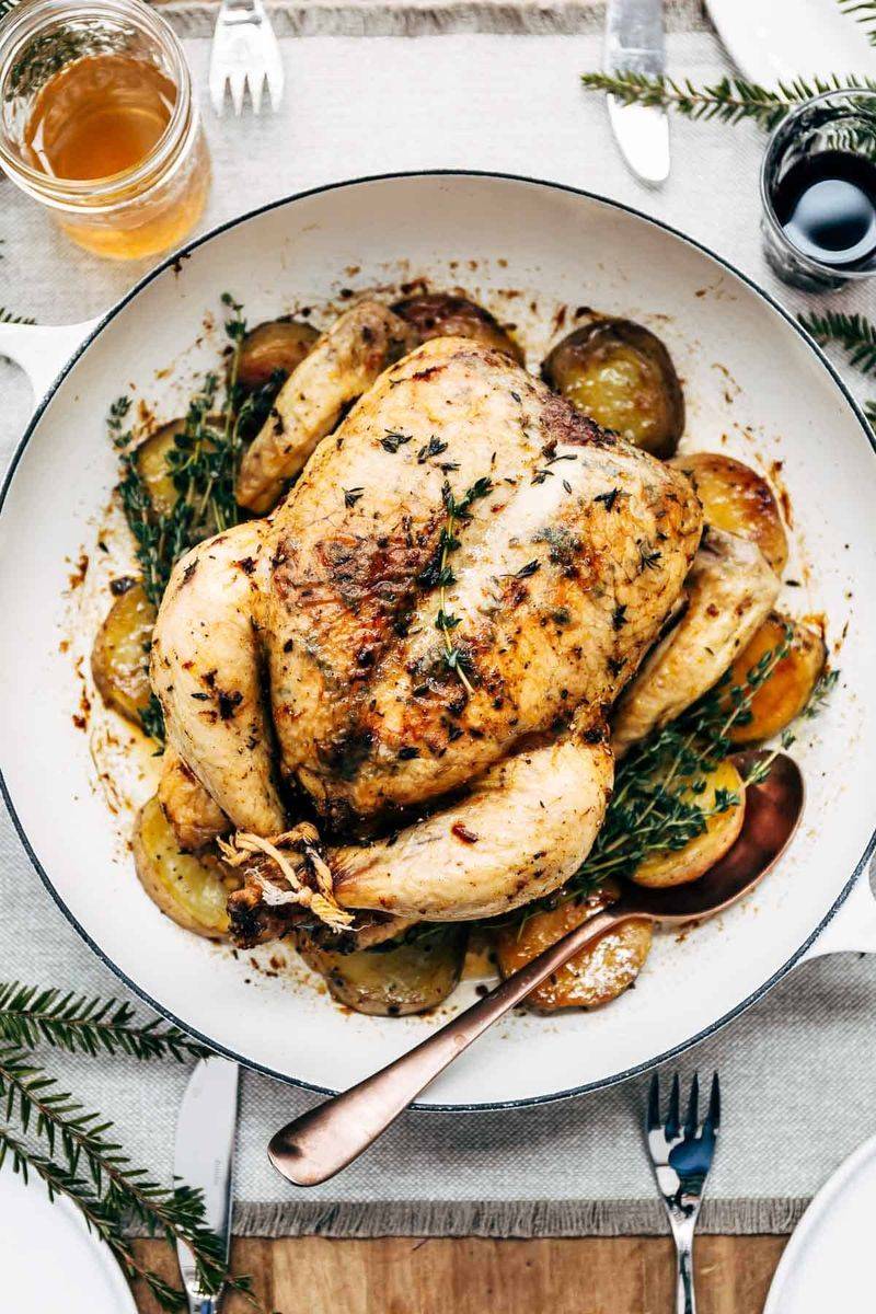 Roast Chicken With Potatoes and Carrots