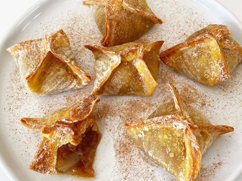 Apple Pie Wontons