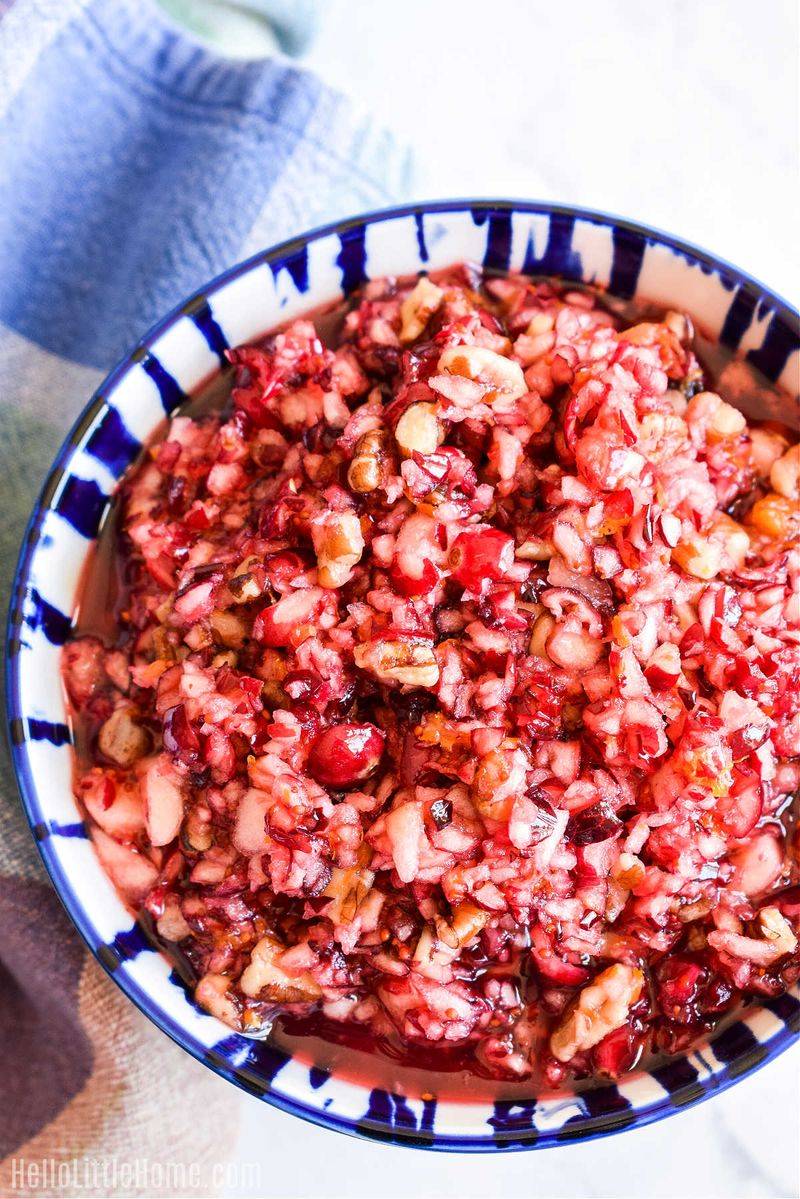 Cranberry Relish Sauce