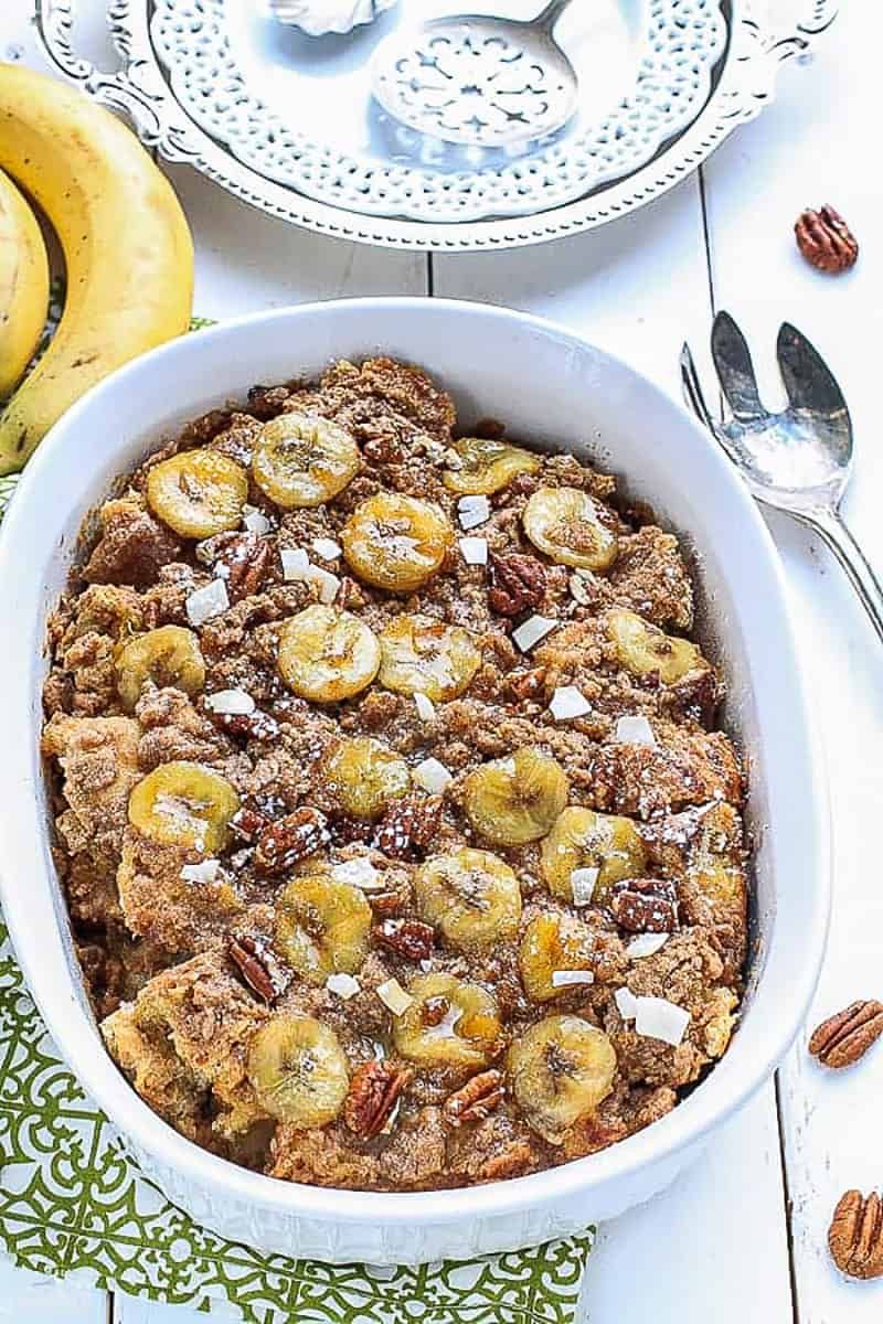 Banana French toast bake