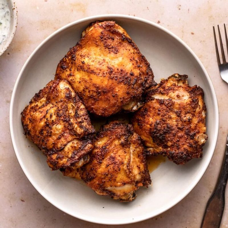 Crispy Air Fryer Chicken Thighs