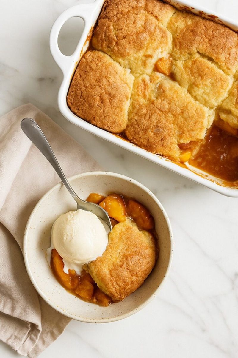 Classic Biscuit-Top Peach Cobbler