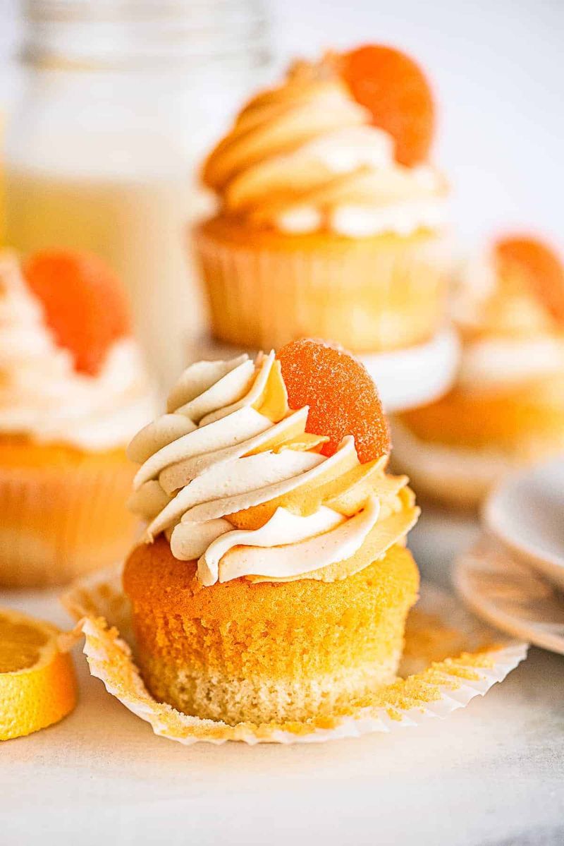 Orange Creamsicle Cupcakes