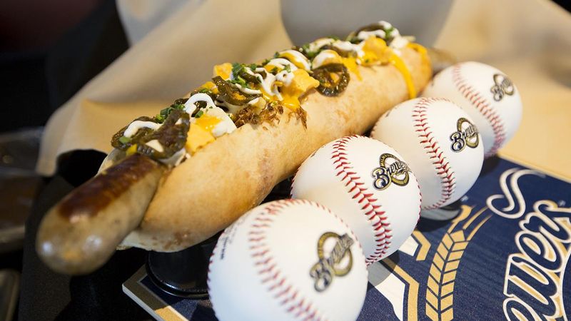 Wisconsin — Klement’s Brat Dog at the Ballpark (Milwaukee)
