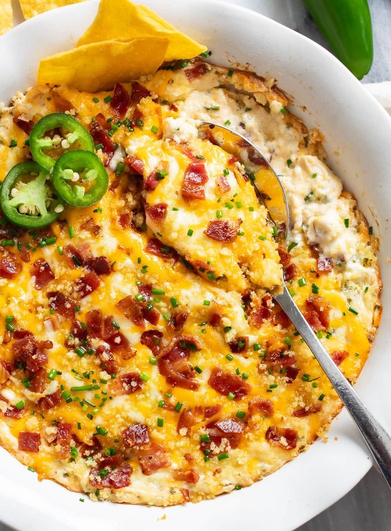Baked Jalapeno Popper Dip