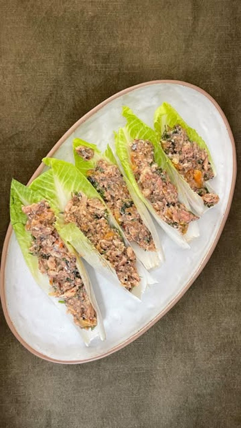 Sardine Salad Lettuce Cups