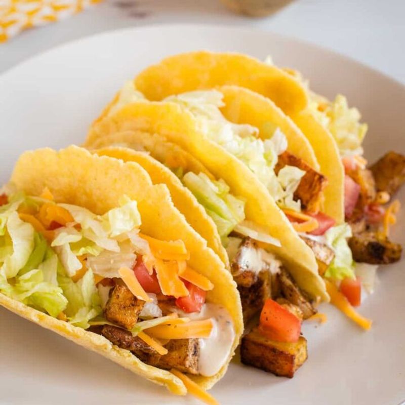 Spicy Potato Soft Taco Supreme