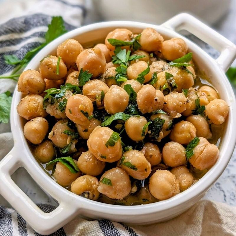 Greek Chickpeas with Cumin and Parsley