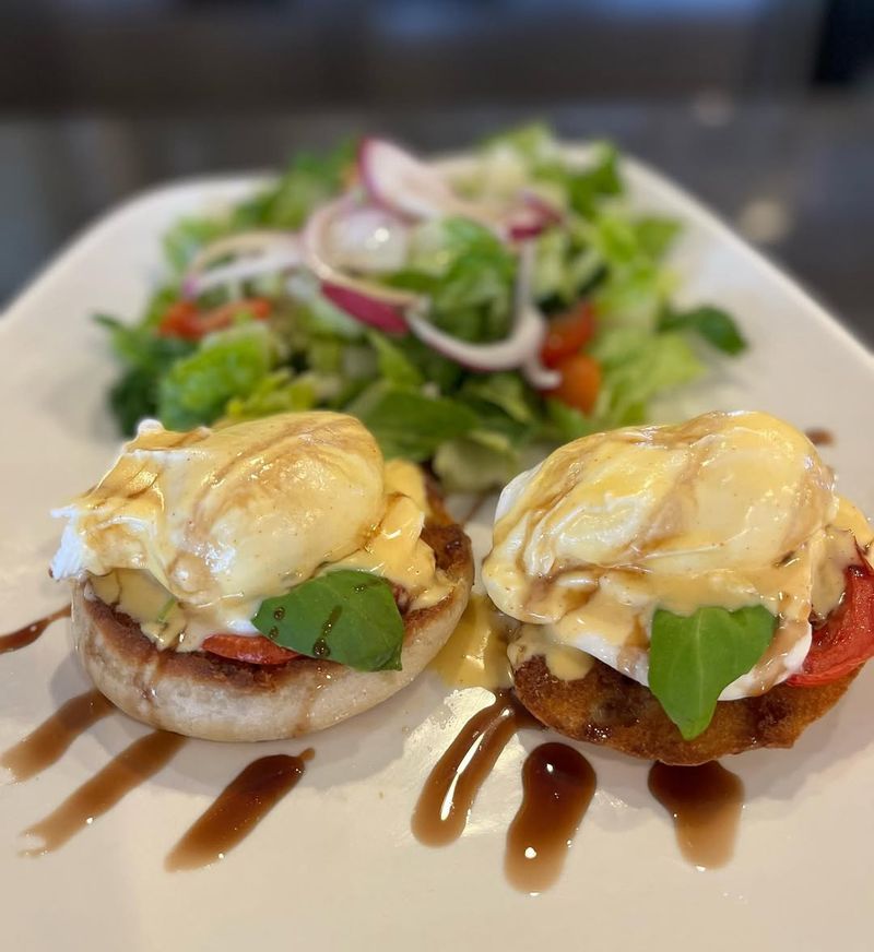 Tomato And Mozzarella Benedict