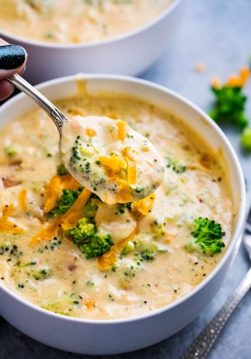 Creamy Broccoli Cheddar Soup