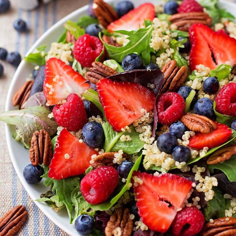 Mixed Berry Quinoa Salad