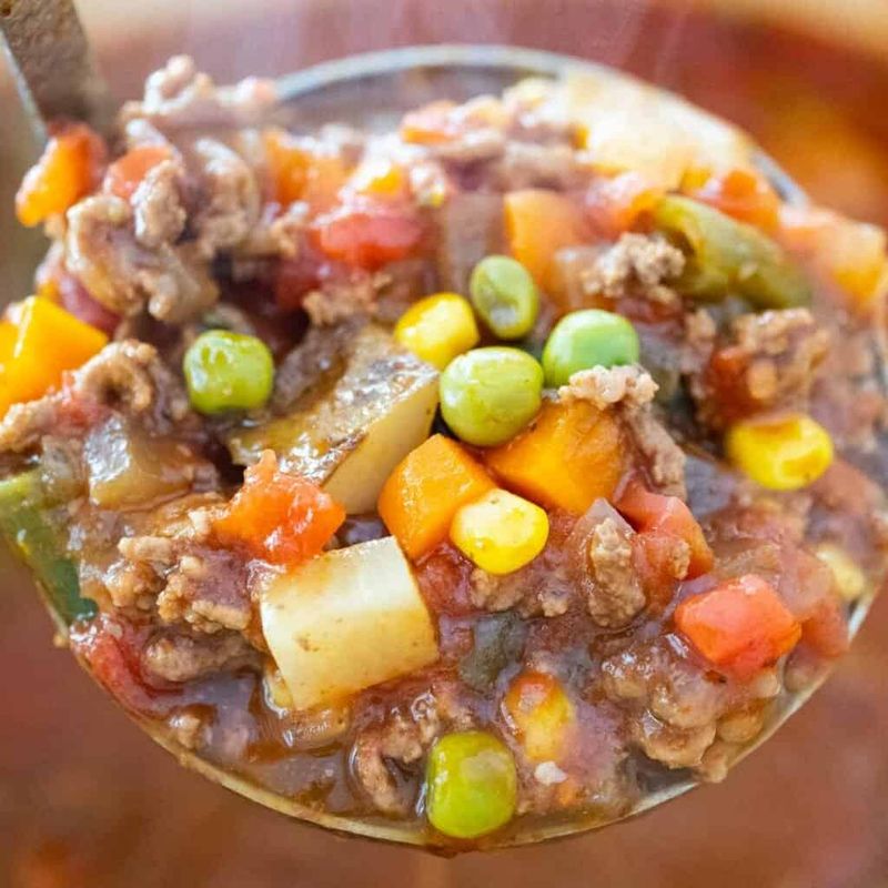 Beef And Vegetable Soup (Quick)