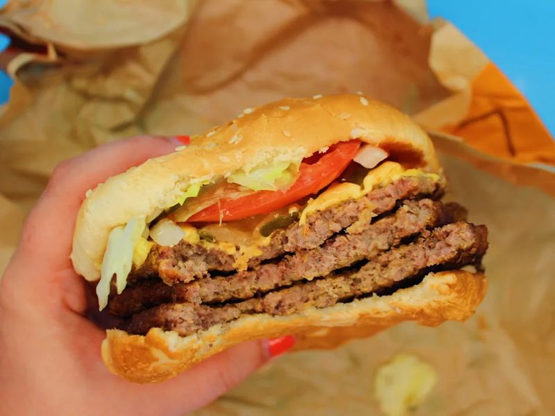 5) Burger King — Triple Whopper with Cheese