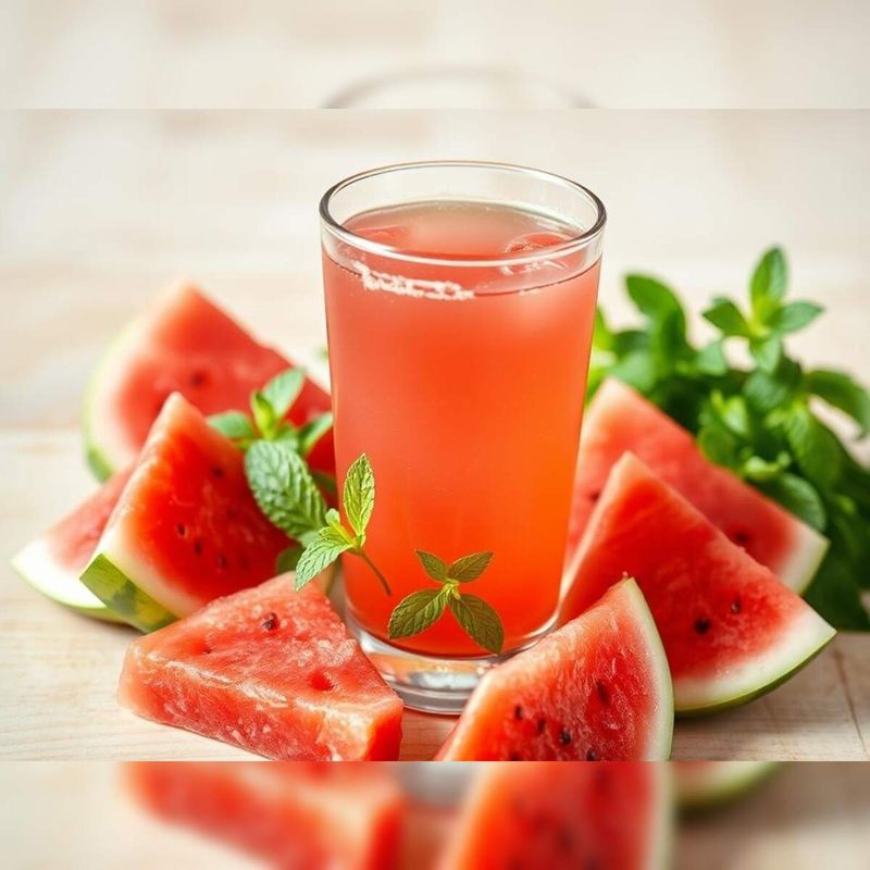 Watermelon juice (fresh, no added sugar)
