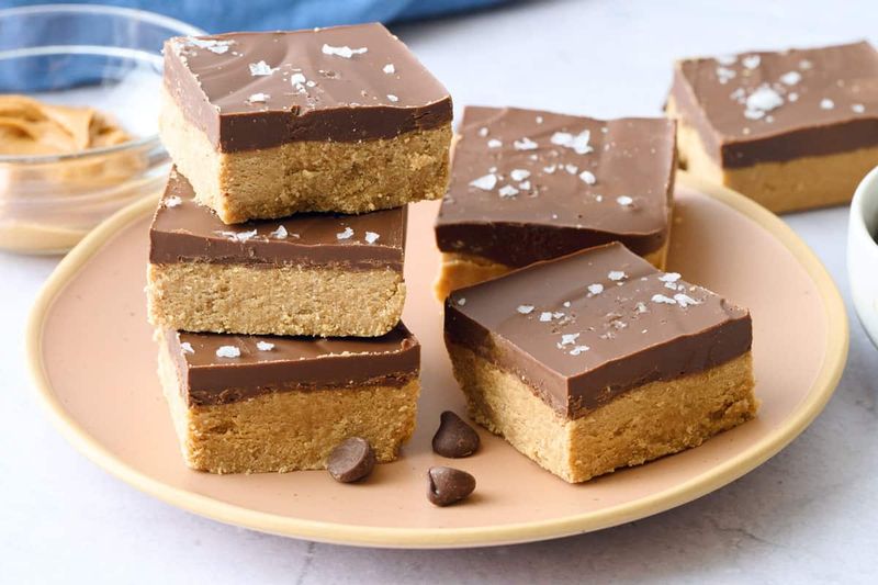 Chocolate Peanut Butter Truffle Bars
