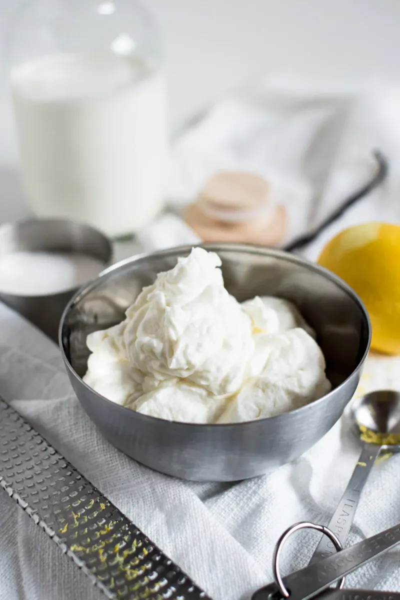 Lemon Zest Whipped Cream