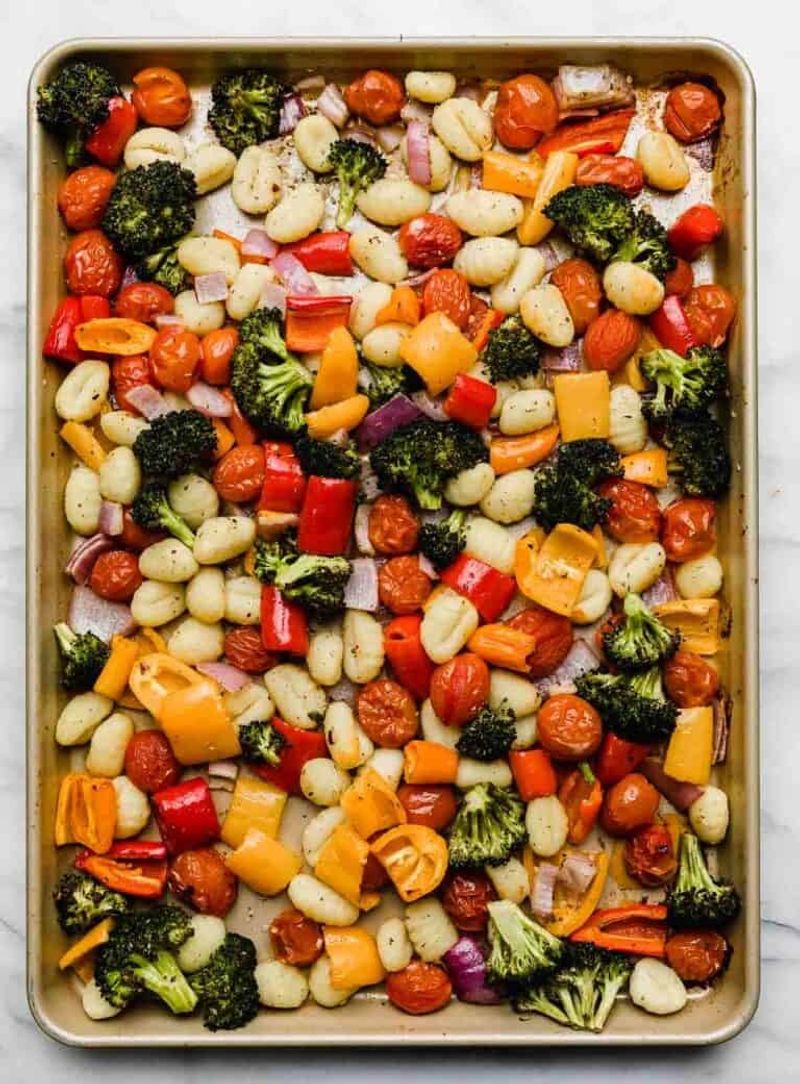 Sheet-Pan Gnocchi with Roasted Vegetables