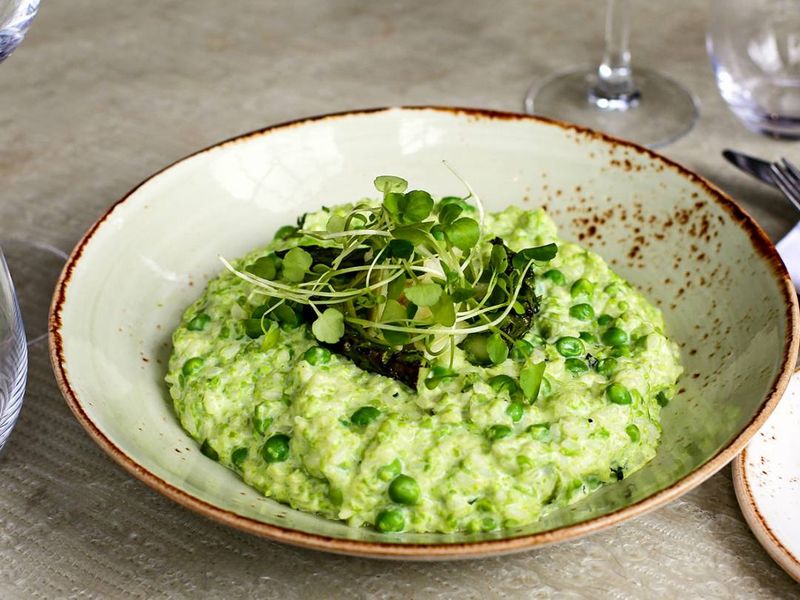 Pea and Mint Risotto